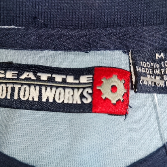 New with Tags Seattle Cotton Works Sin City Custom Choppers Men's MD t-shirt - Picture 3 of 5